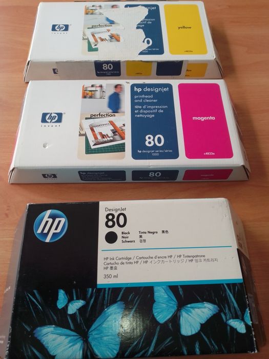 HP N°80 Tinteiros / Cabeças Impressão Designjet 1000/1050