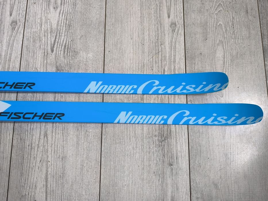 Narty fischer 184cm, kije leki 135cm