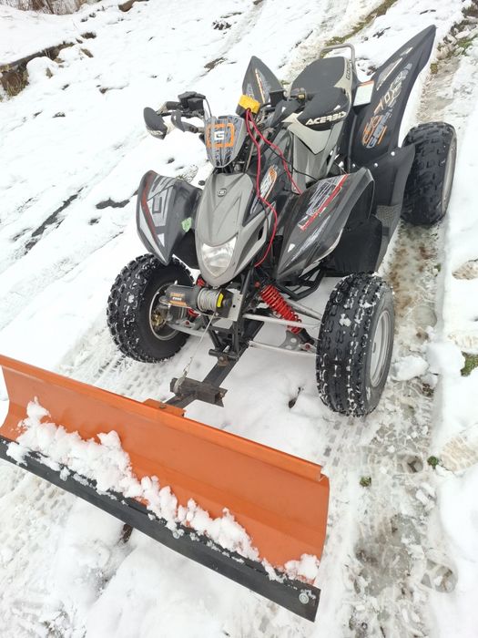 Quad 350 Aeon Pług Wyciągarka