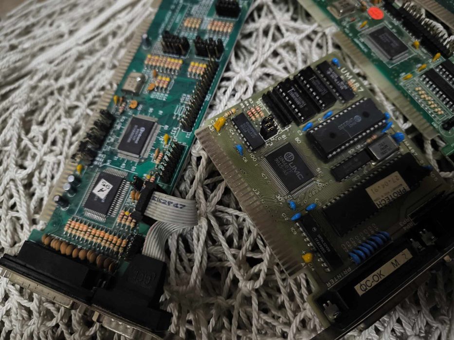 Kolekcjonerskie części do komputera, płyty, procesory