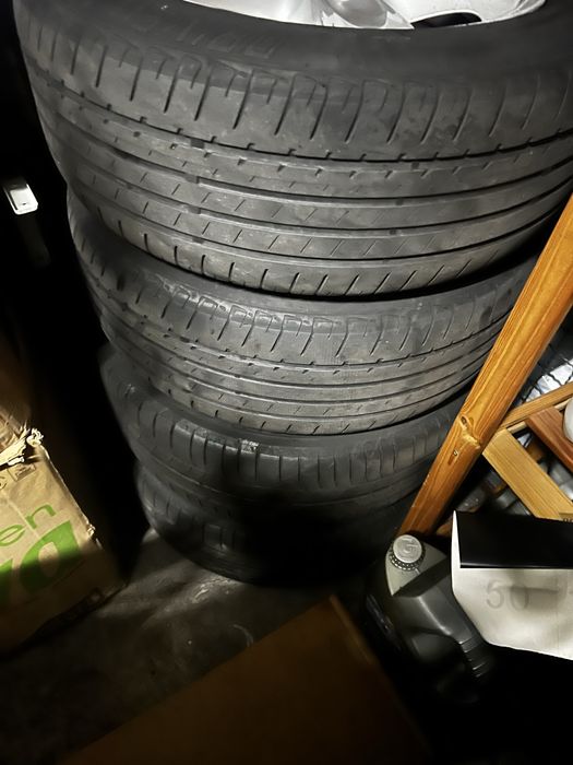 Jantes originais c/pneus BMW 5x120