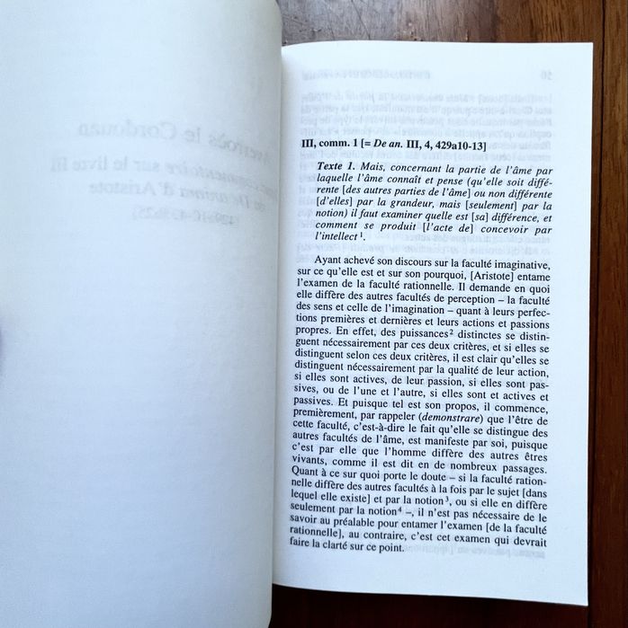 Averroès - L'Intelligence et la Pensée
