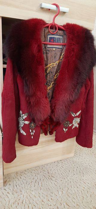 Шуба песец-кролик. 44р.