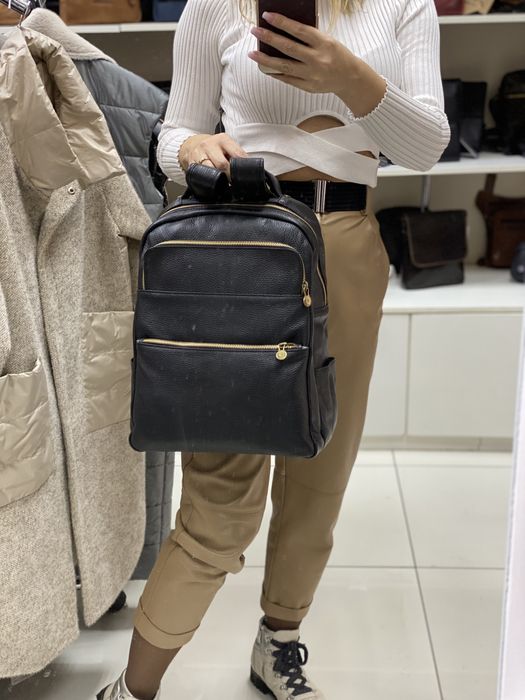 Чоловічий рюкзак Італійський рюкзак шкіряний рюкзак великий