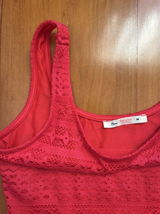 Vestido vermelho justo