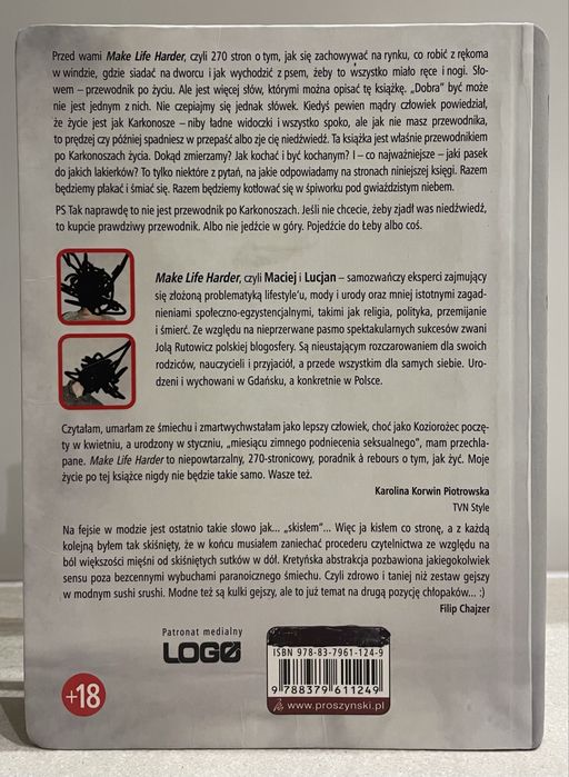Książka „Make Life Harder” - Lucjan, Maciej