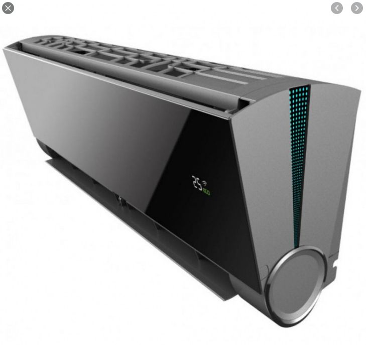 Кондиционер инвертор  золото срібло чорний дизанерскі