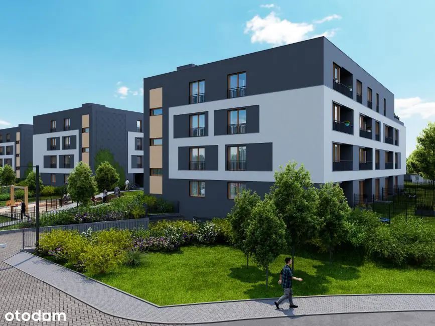 3-pokojowe mieszkanie 49m2 + balkon Bezpośrednio