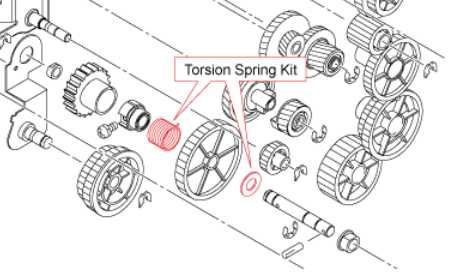 Konica Minolta Bizhub 163 183 DI152 DI183 Di162 sprężynka A08ER90100