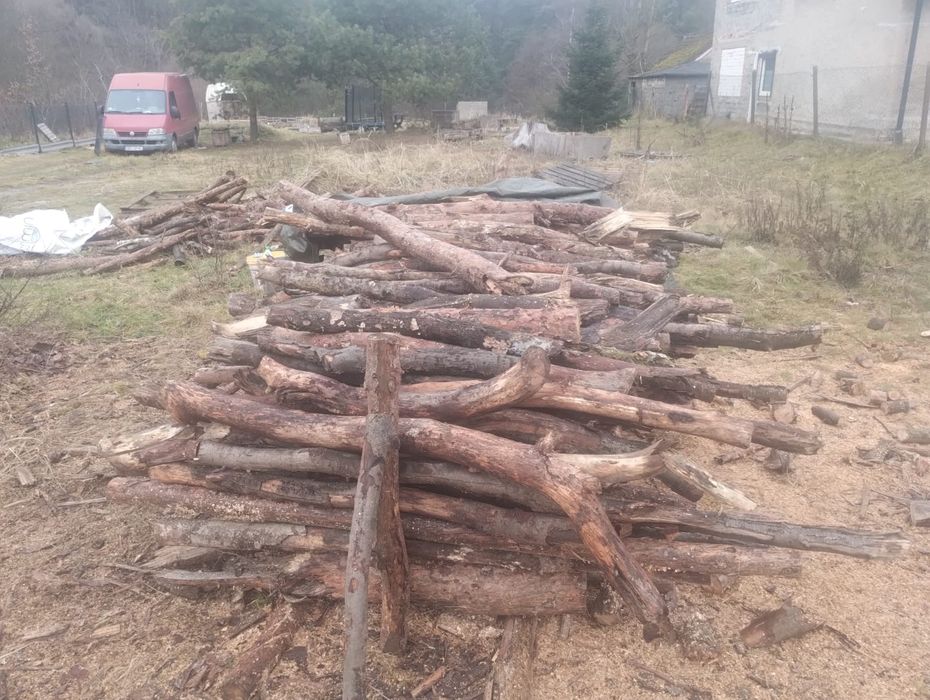 Sprzedam drzewo sosnowe, drewno opałowe z domieszką buka