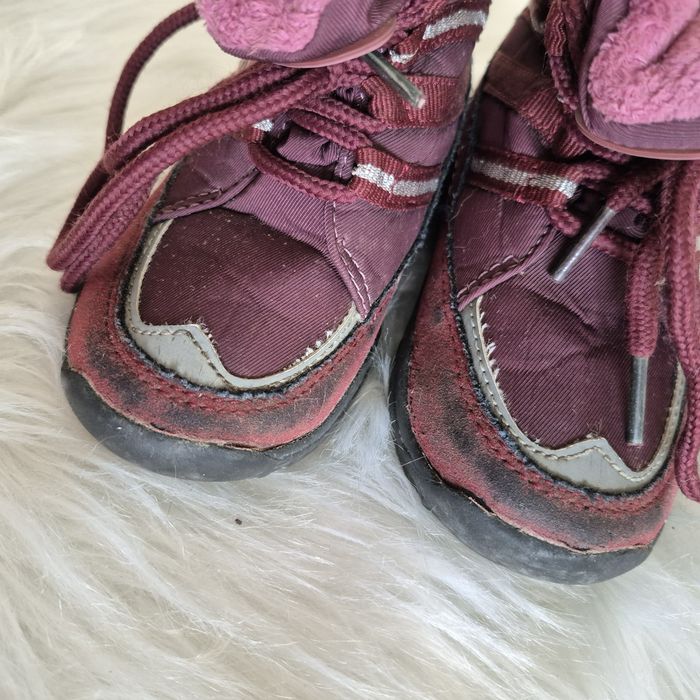 Buty zimowe dla dziewczynki śniegowce kozaki rozmiar 23 Nelli Blue