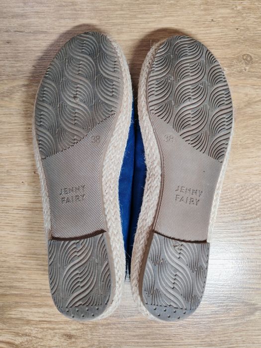 Espadryle baleriny Jenny Fairy błyszczące cyrkonie diamenciki