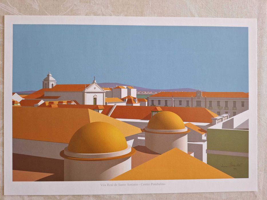 3º Centenário Marquês de Pombal - Serigrafias V.Real Santo António