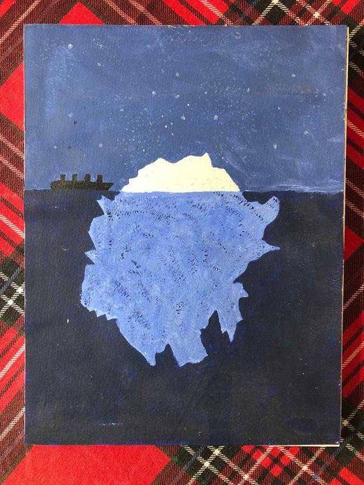 8 pinturas / quadros de filmes