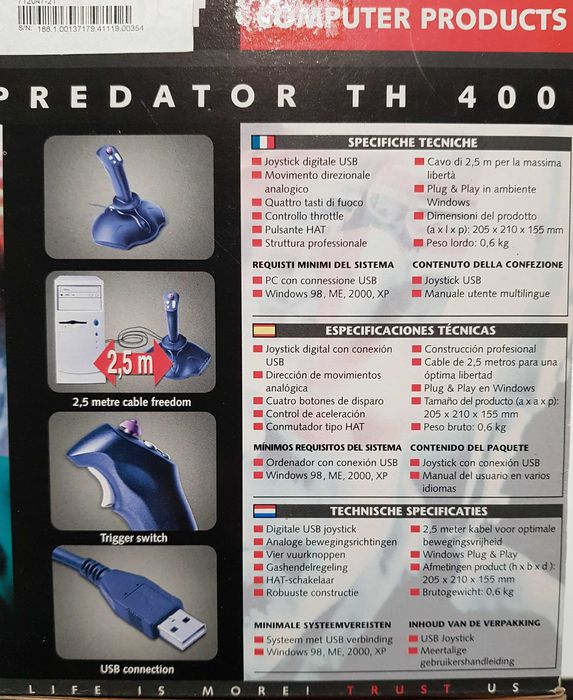 Joy Stick Predator TH40064585121524482122