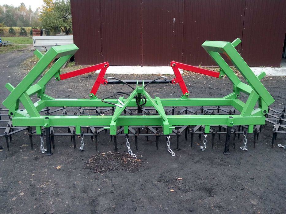 rama brony 3 polowa 4 zębowa 5 komplet składane ciężkie nowa