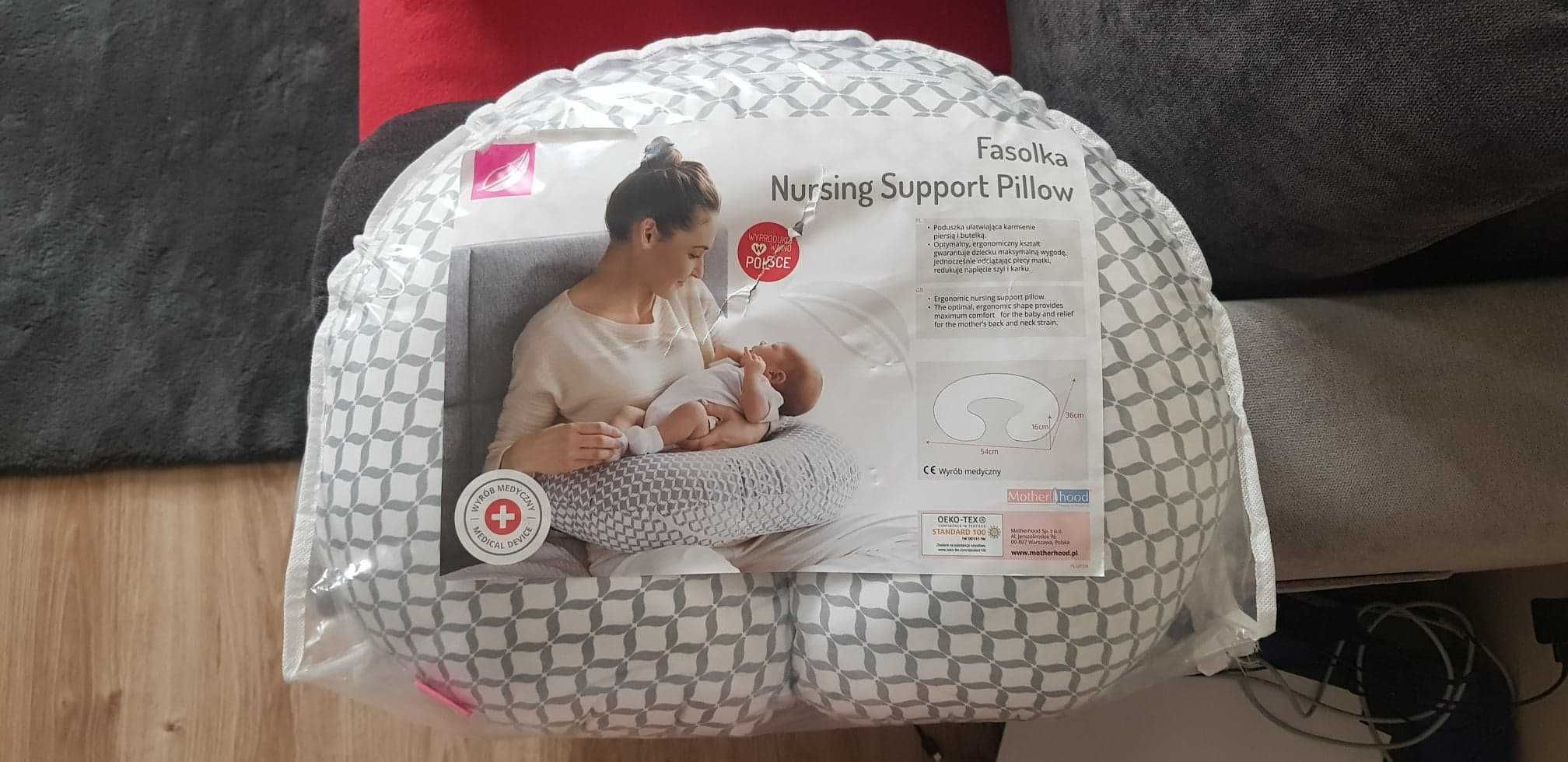 Fasolka nursing support pillow szara poduszka do karmienia niemowl t Pruszcz Gda ski OLX.pl