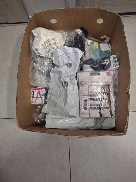 Karton tekstylia nowe