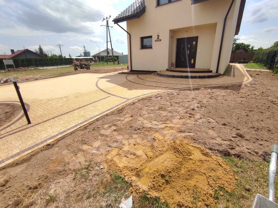 Układanie Kostki Brukowej,Betonowej, granitowej,Brukarstwo,minikoparka