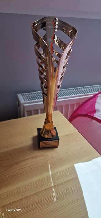 Puchar sportowy złoty