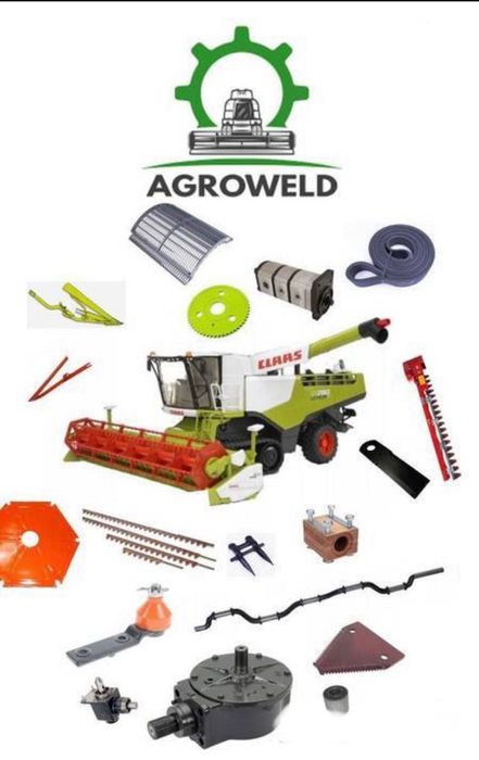 Części kombajnu Claas Dominator Mega Lexion Medion używane oryg nowe