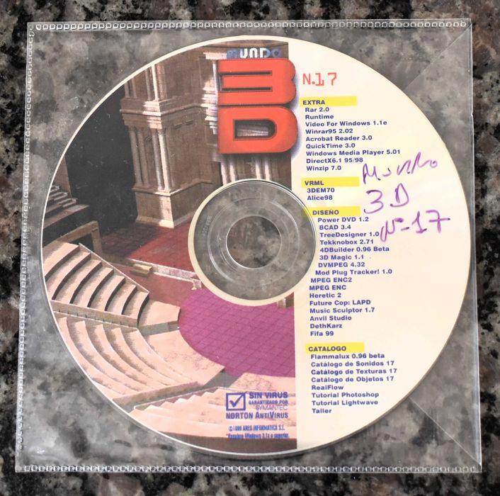 Revista Mundo 3D Especial N.2 + 3 CD-ROM' s