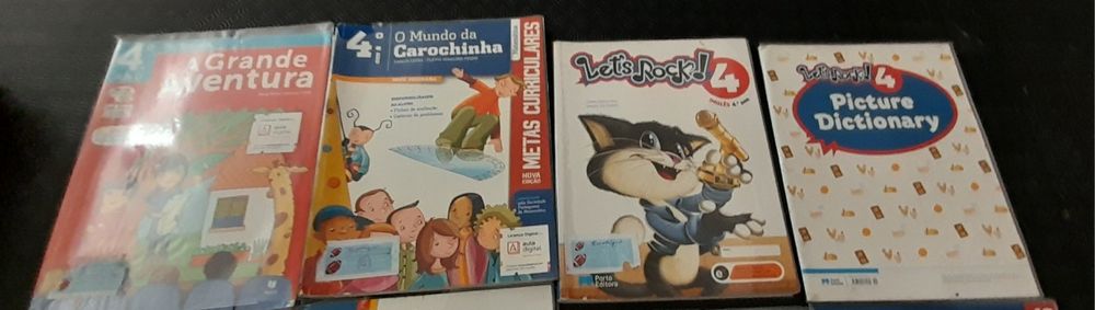 Manuais/livros escolares 4 ano