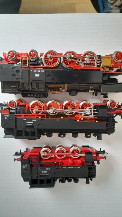 Ж.д модели паровозов  BR86 BR 66  BR 80  Roco 1/87 HO  Piko