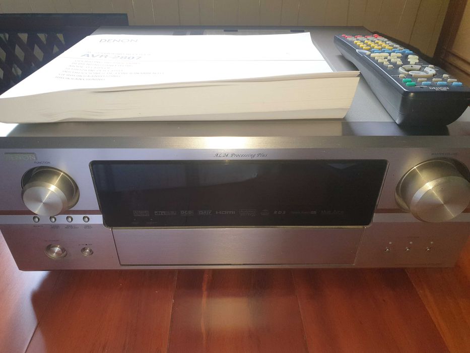 Японський AV-Ресивер / Підсилювач / Усилитель Денон Denon AVR-2807 (7.1, 500W) + Оригінальний пульт, всі кабелі та доки, Стан ідеал - Торг!