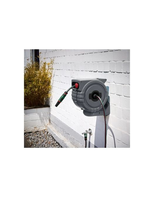Enrolador mangueira automático com 25M (1/2") parkside