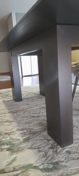 Mesa sala 2 metros x 1 metro, tampo vidro