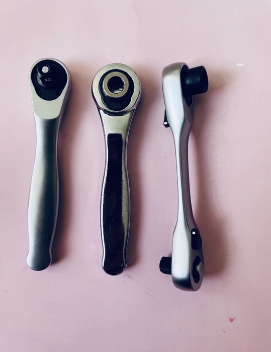 Набор трещоток 1/4 3 шт шестигранка біти квадрат 1/4 високоякісні нові