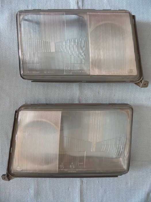 Lentes de faróis W124 originais Mercedes-Benz Hella