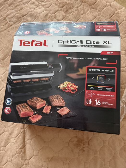 Гриль-барбекю електричний Tefal Optigrill Elite XL