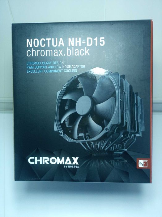 Кулер Noctua NH-D15 chromax.black: 3 500 грн. - Комплектуючі та ...
