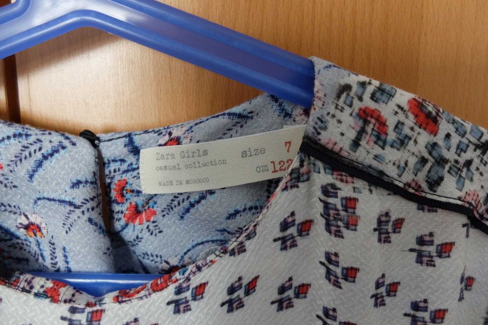 Vestido estampado Zara. Tm 7
