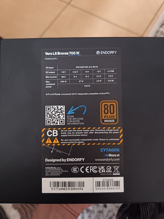 Zasilacz endorfy 700 w