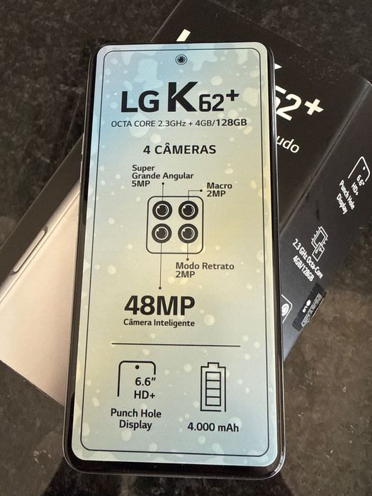 LG K62+ 128gb 6.6