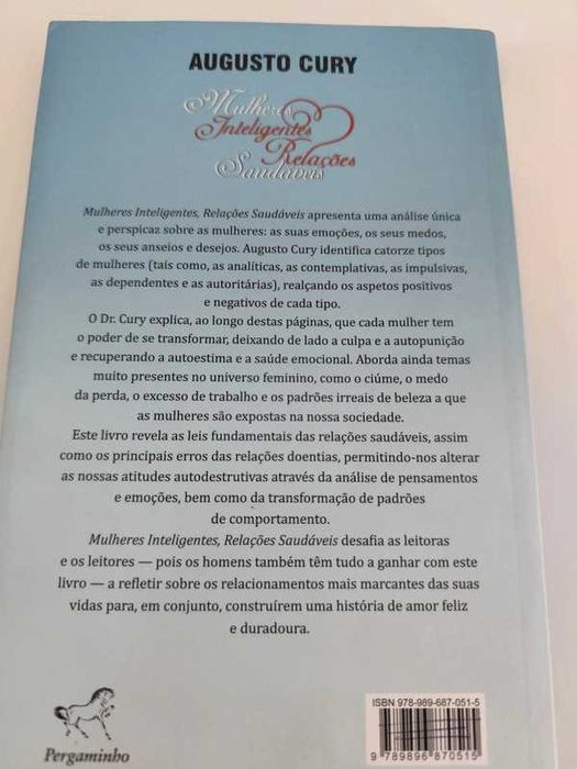 Livro Mulheres Inteligentes Relações saudáveis