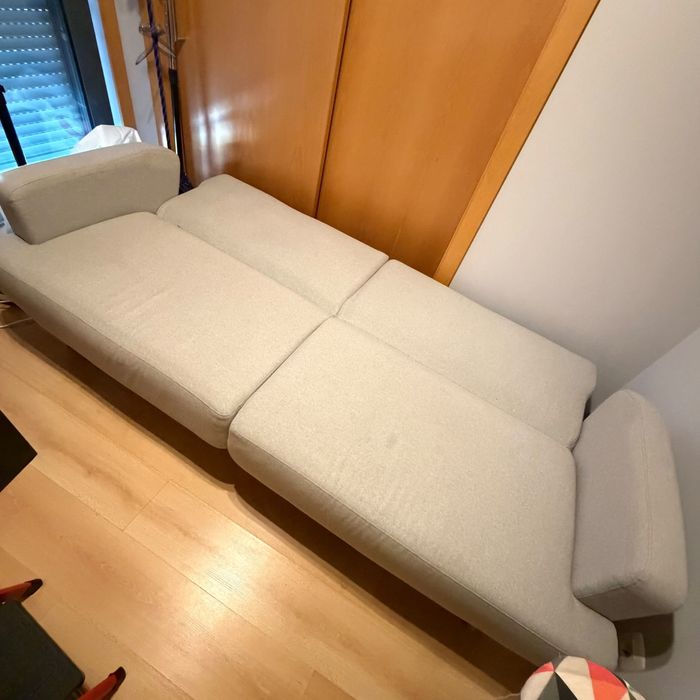 Sofa cama novo  cinza