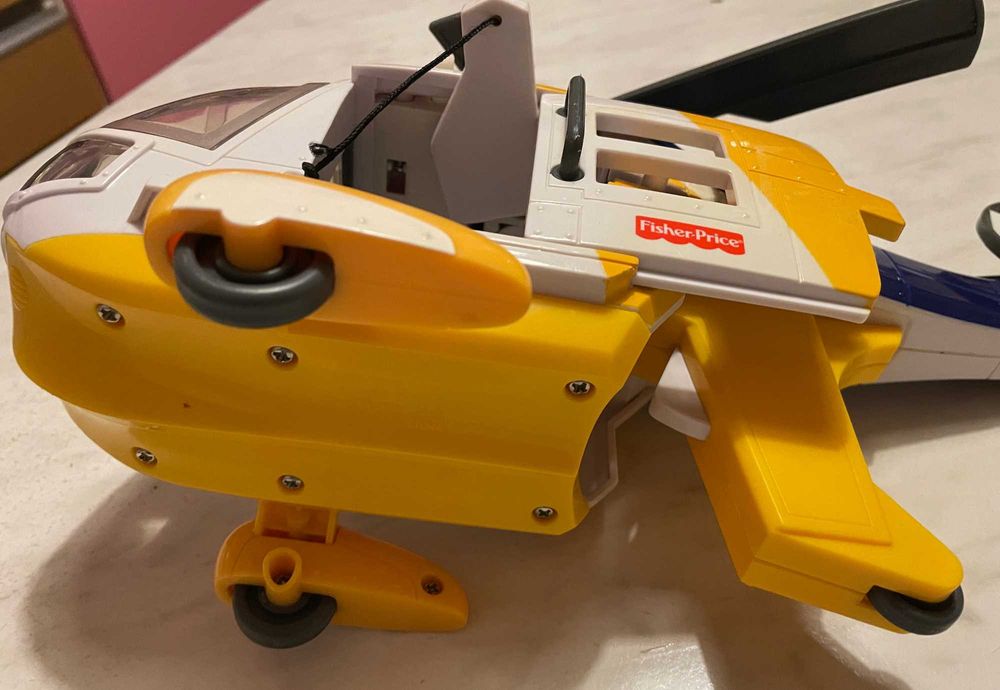 Fisher-Price Helicopter Ratunkowy z Wirującymi śmigłami