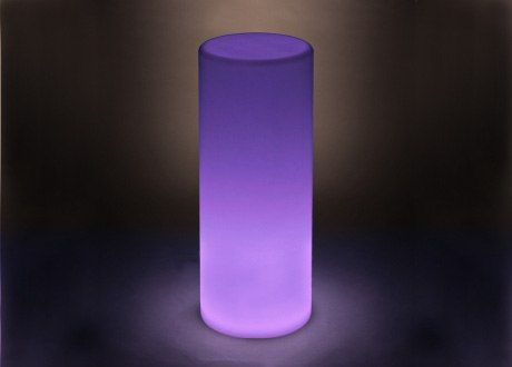 Mesa com luz para exteriror