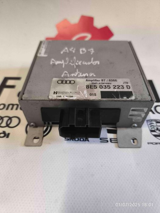 Amplificador de Colunas AUDI A4 B7 2.0 TDI (103 kW / 140 cv) [11.2004 - 06.2008] 8E5035223D (OEM) | B76366 (OEM)