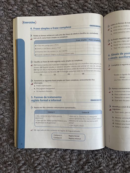 Manual | Livro de Apoio de Português 5.º ano | Sucesso nos Testes