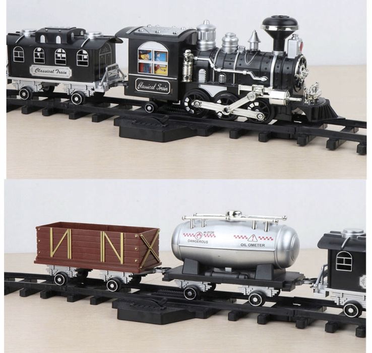 Kolejka elektryczna dymi z komina pociąg PREZENT DLA DZIECI