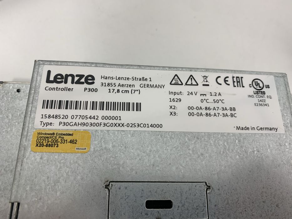 Панель оператора Lenze controller P300