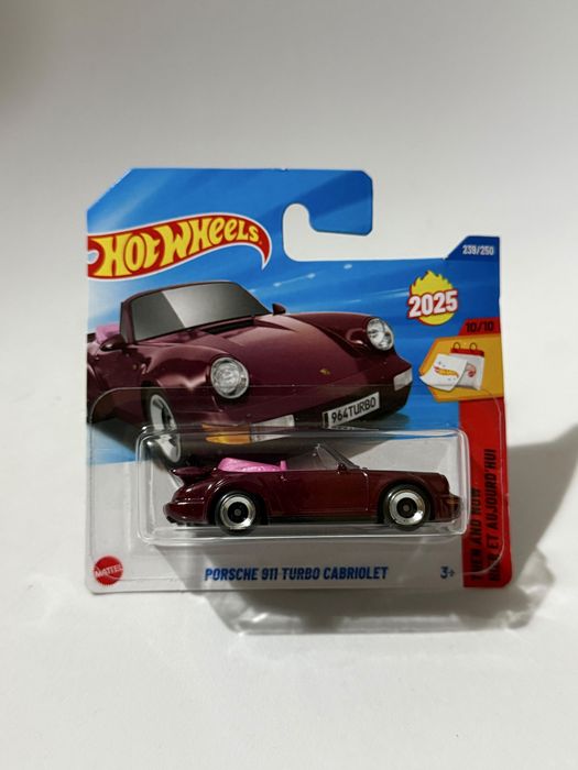 Miniatura Hot Wheels Porsche 911 Turbo Cabriolet