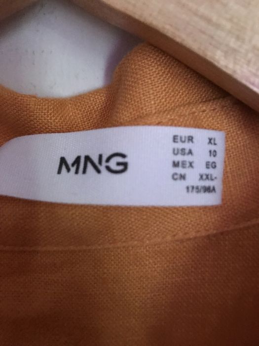 100% lniana soczysta pomarańcza MNG  rozm. 42 - XL