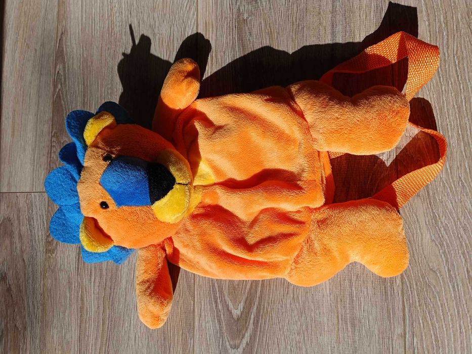 pluszowy plecak dla przedszkolaka pluszowy lew