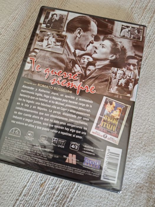 Três dvds Roberto Rosselini e Fellini e De Sica